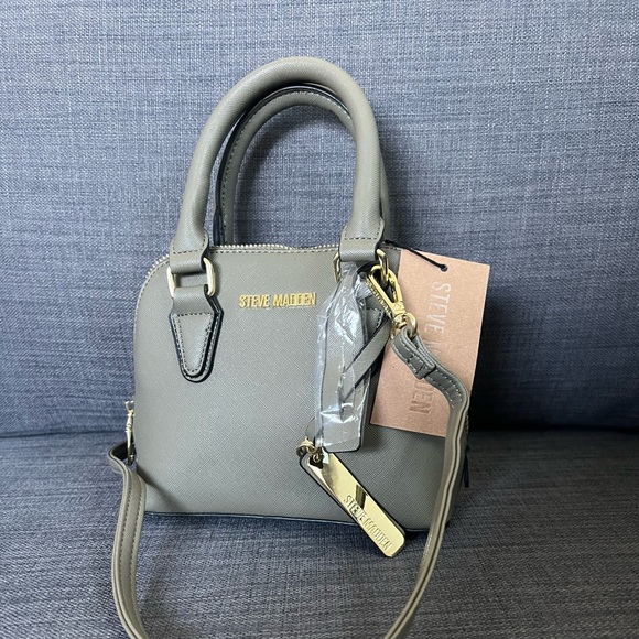 注目☆【STEVE MADDEN】エブリン ミニ サッチェル バッグ EVELYN MINI BAG CREAM | Parallel